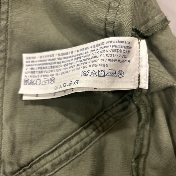 Abercrombie & Fitch Kids Girls XL 16 Army Green Utility Field Jacket - Picture 10 of 14